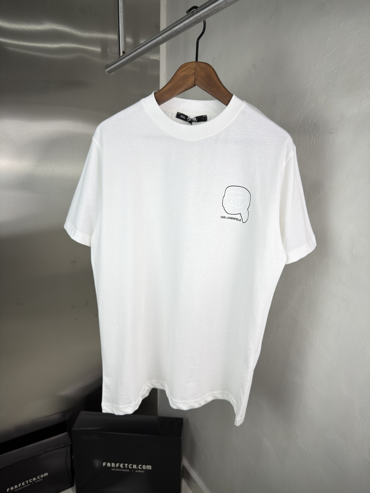 Karl Lagerfeld Orjinal Etiketli T-Shirt Beyaz