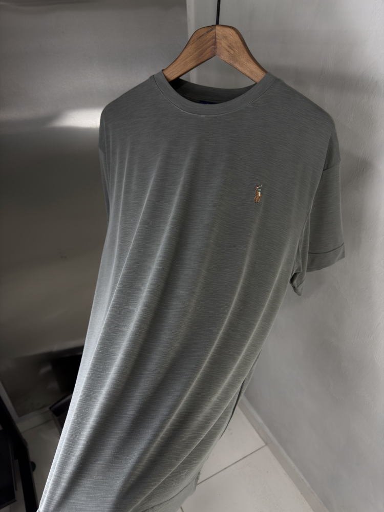 RL Orjinal Etiketli T-Shirt Haki (Flamlı Modal)