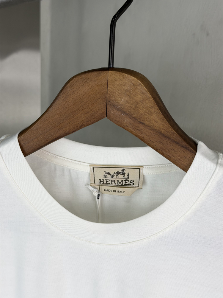 HRMS Orjinal Etiketli T-Shirt Beyaz (Modal)