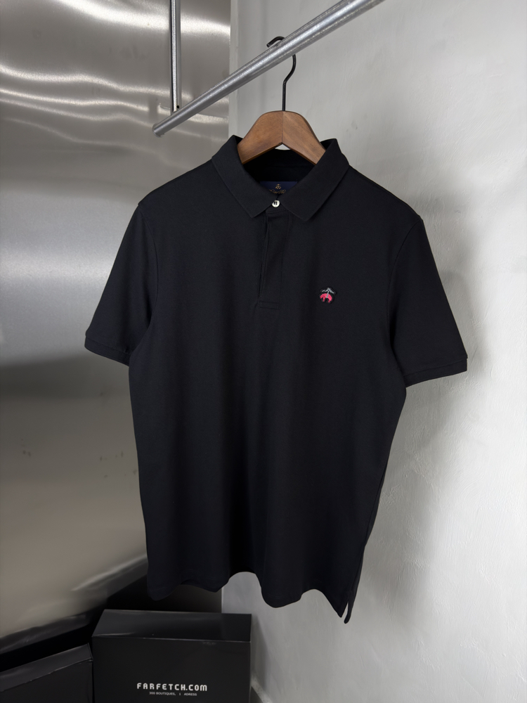 Brooks Brothers Orjinal Etiketli Polo Yaka Siyah