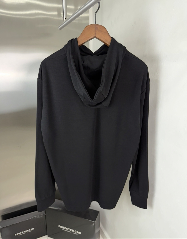 BSS Orjinal Etiketli Kapüşonlu Sweatshirt Siyah (Modal Pike)