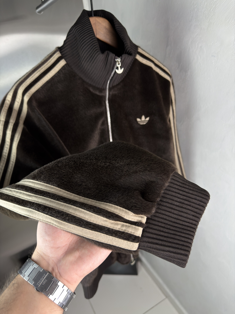 Adidas Orjinal Etiketli Mevsimlik Ceket Kahve (Unisex)