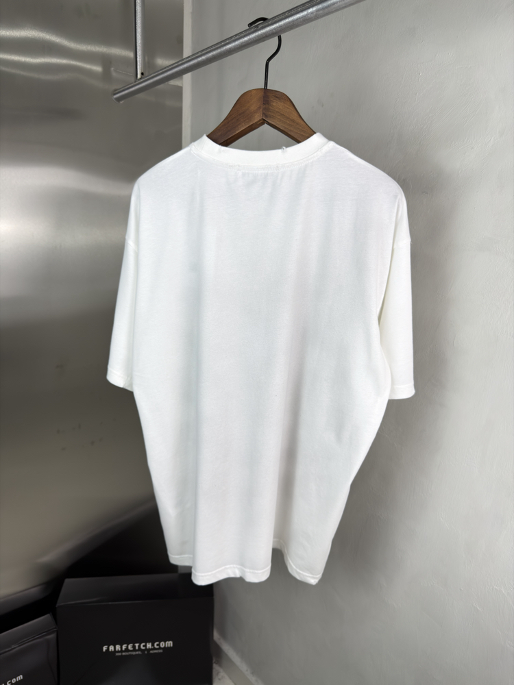 Acne Studios Orjinal Etiketli T-Shirt Beyaz (Oversize)