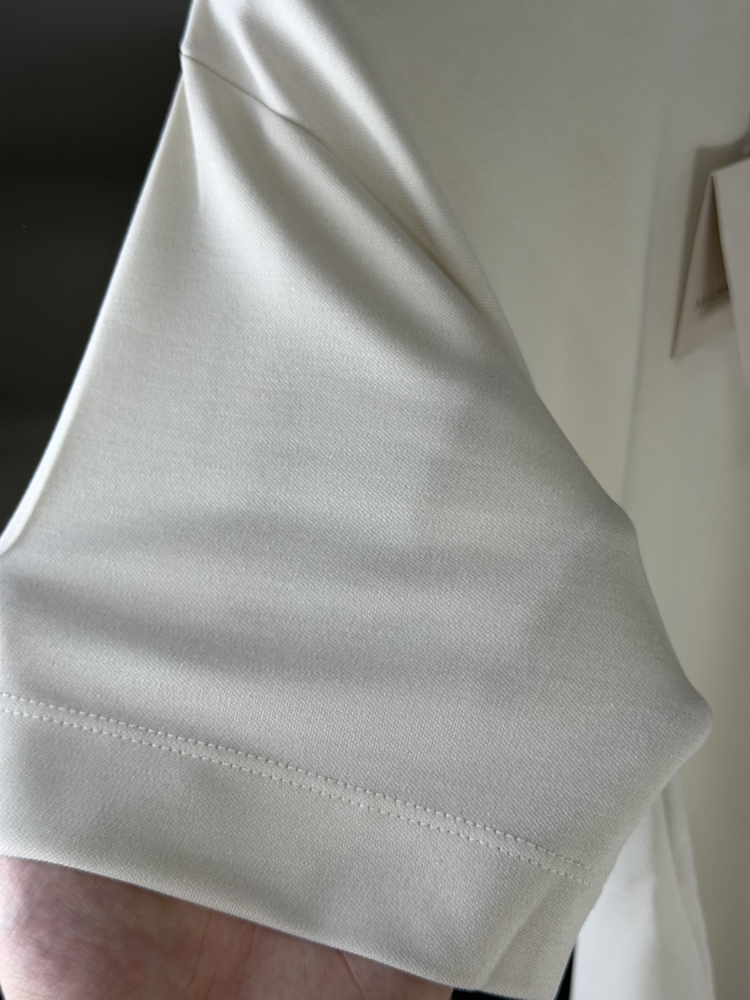 AllSaints Orjinal Etiketli T-Shirt Açık Bej (Modal Pike)