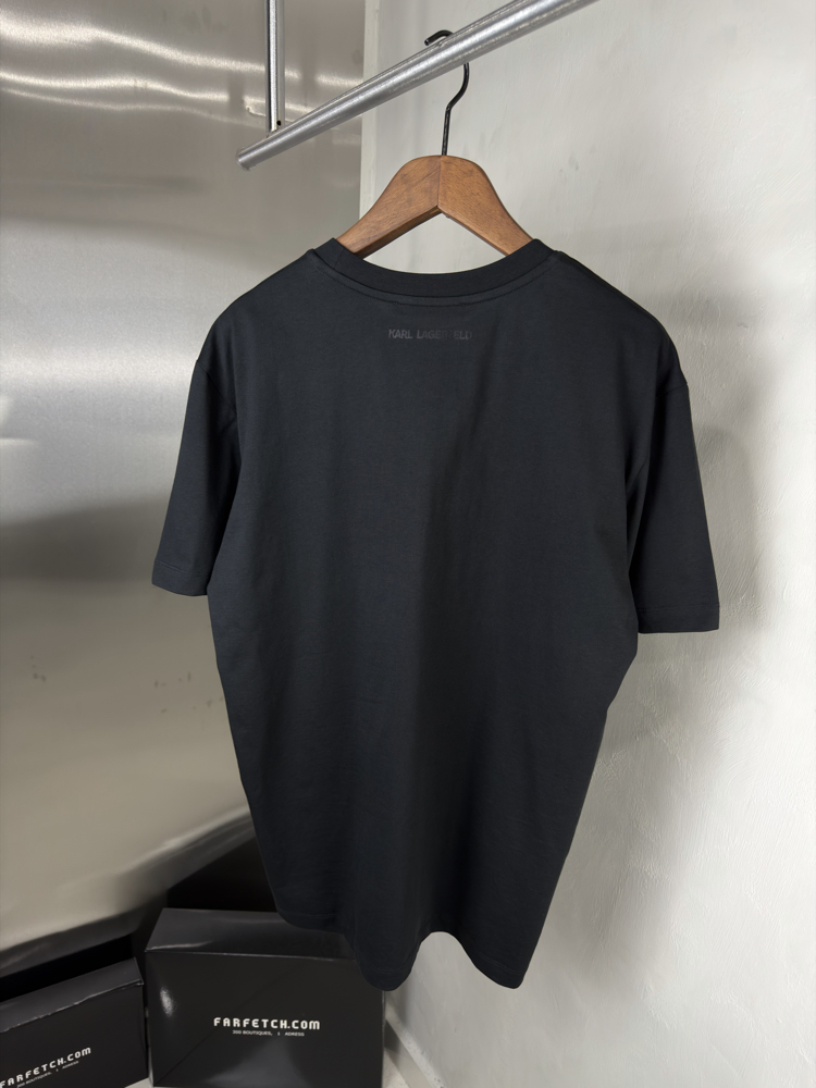 Karl Lagerfeld Orjinal Etiketli T-Shirt Siyah