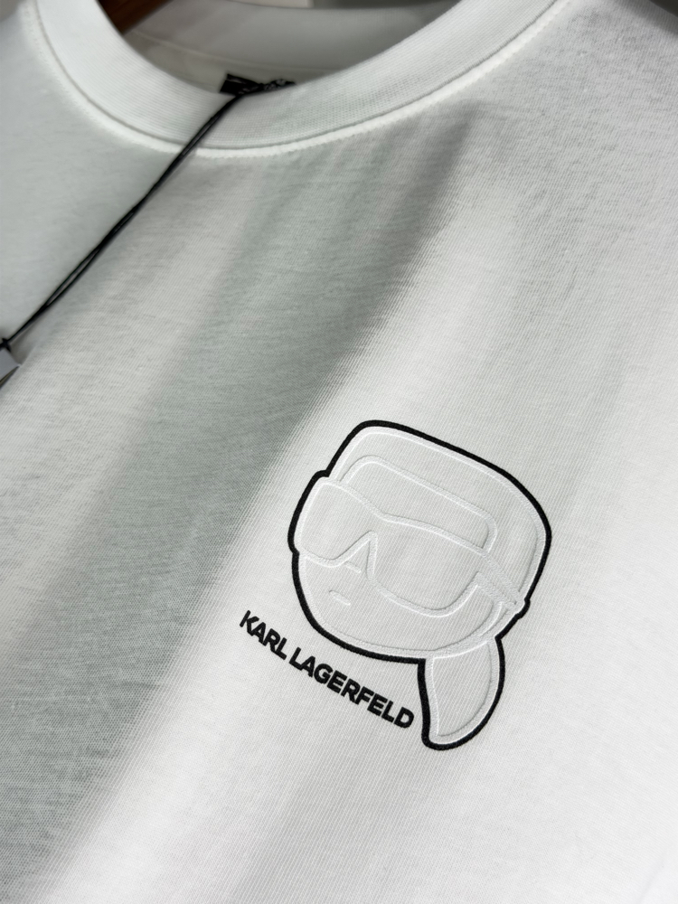 Karl Lagerfeld Orjinal Etiketli T-Shirt Beyaz