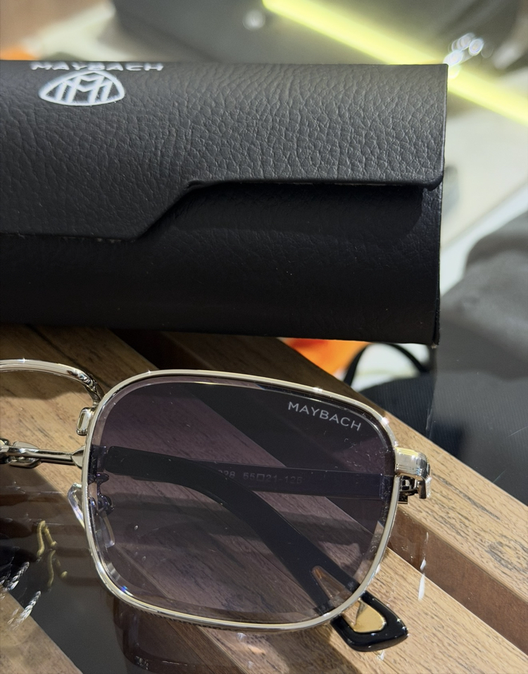 Maybach Polarize Gözlük Gümüş