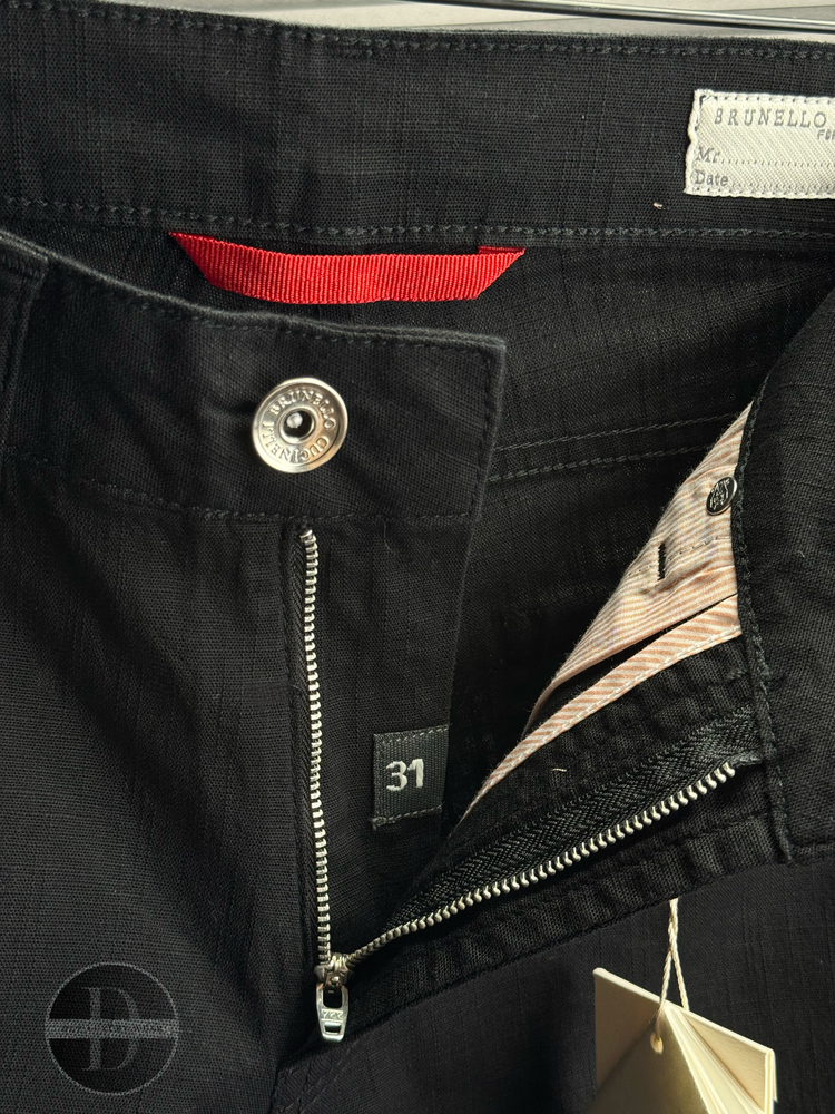 Brunello Cucinelli Orjinal Etiketli Pantolon (Keten Karışımlı)