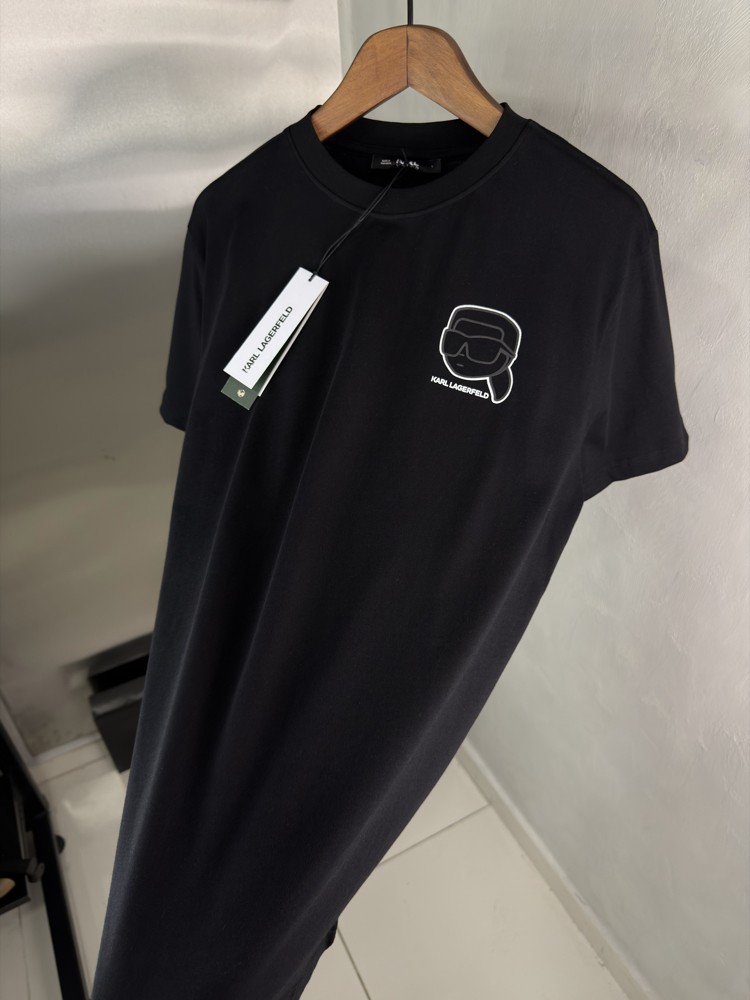 Karl Lagerfeld Orjinal Etiketli T-Shirt Siyah