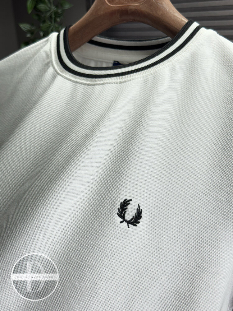 Fred Perry Orjinal Etiketli T-Shirt Beyaz
