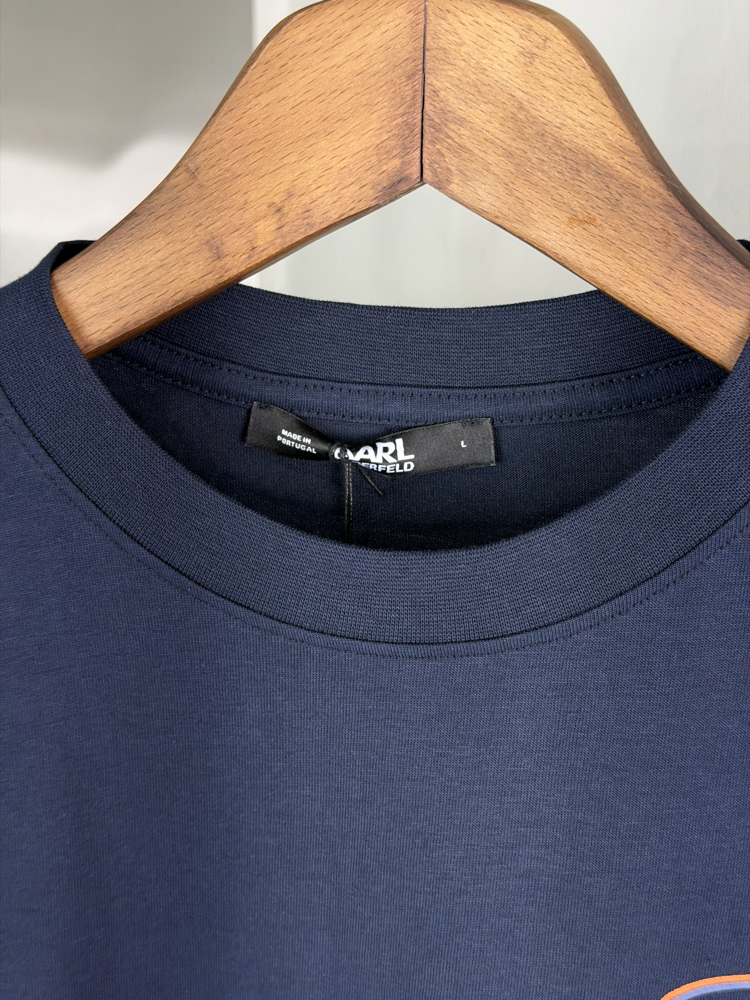 Karl Lagerfeld Orjinal Etiketli T-Shirt Lacivert