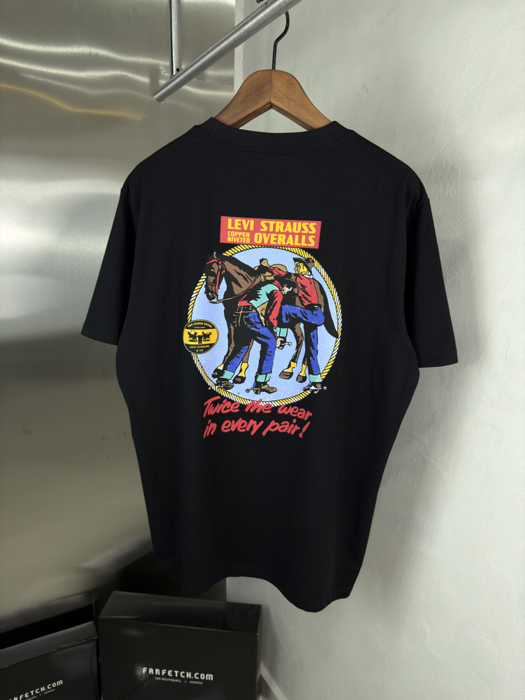 Levis T-Shirt Siyah (Orjinal) (Sırt Detay)