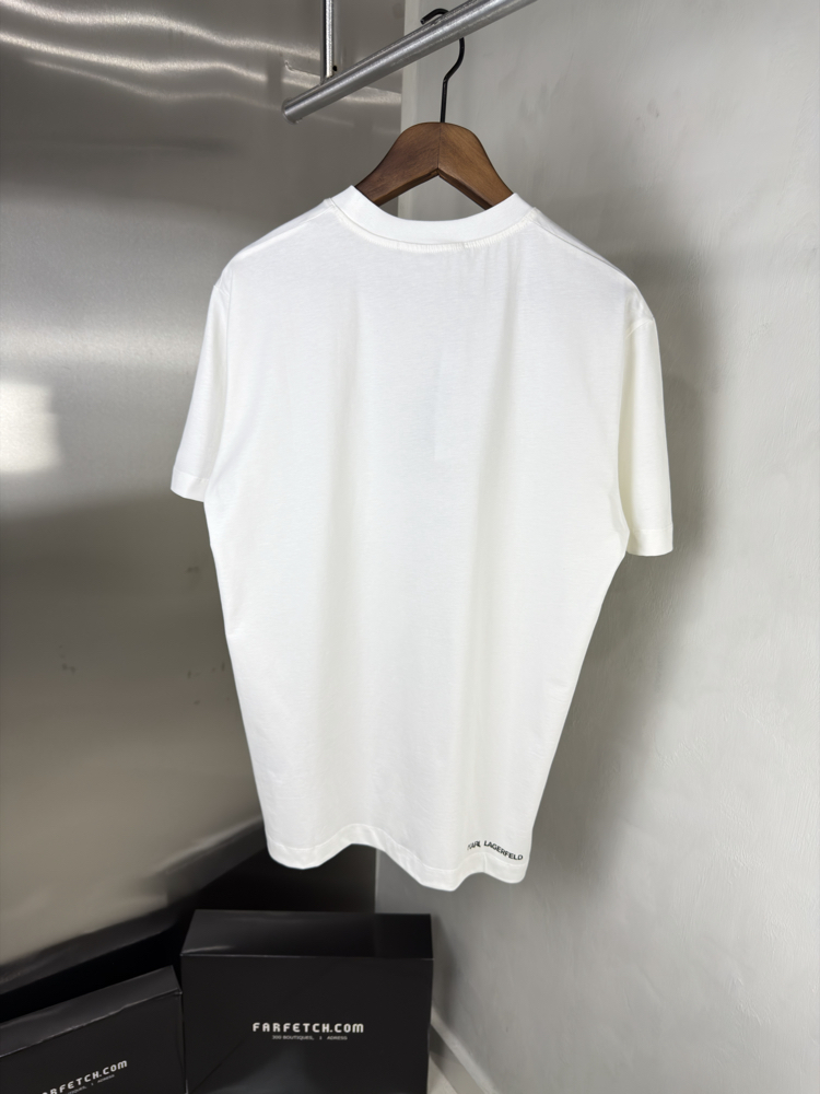 Karl Lagerfeld Orjinal Etiketli T-Shirt Beyaz
