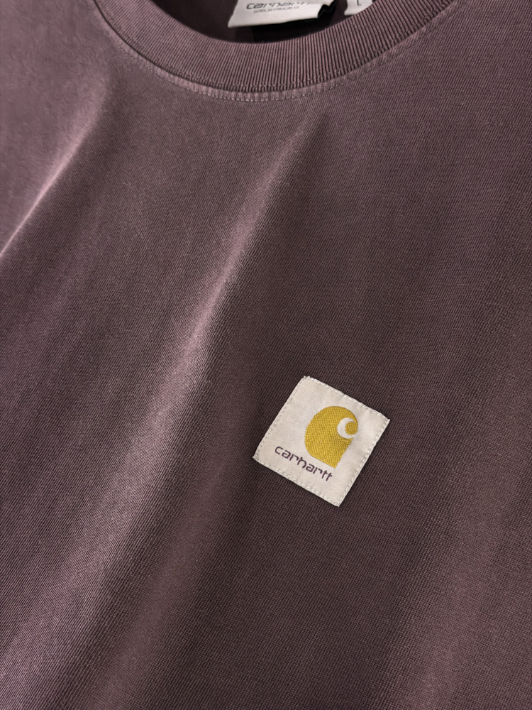 Carhartt T-Shirt Bordo Yıkamalı (Orjinal)