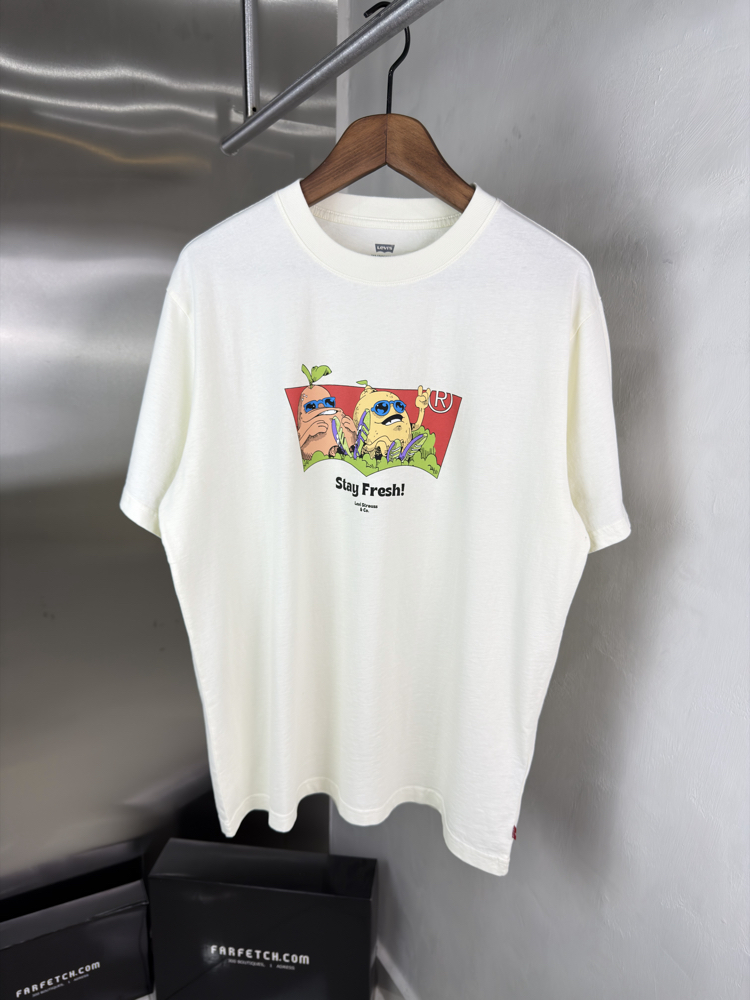 Levis T-Shirt Ekru Beyaz (Orjinal)