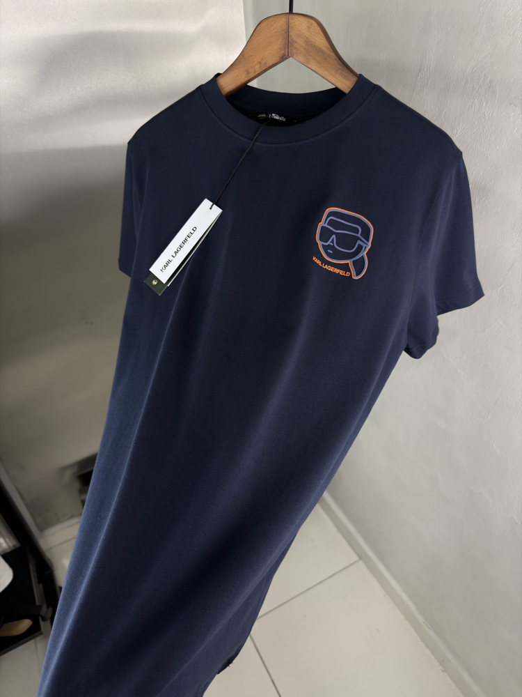 Karl Lagerfeld Orjinal Etiketli T-Shirt Lacivert