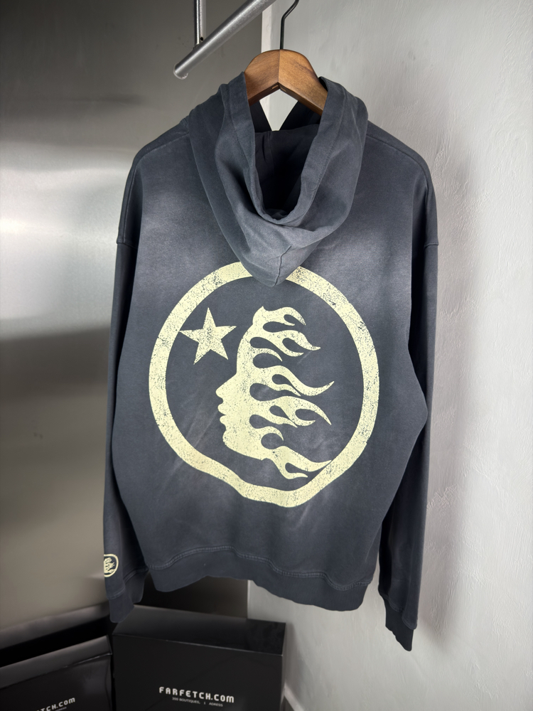 Hellstar Orjinal Etiketli Kapüşonlu Sweatshirt (Yıkamalı)