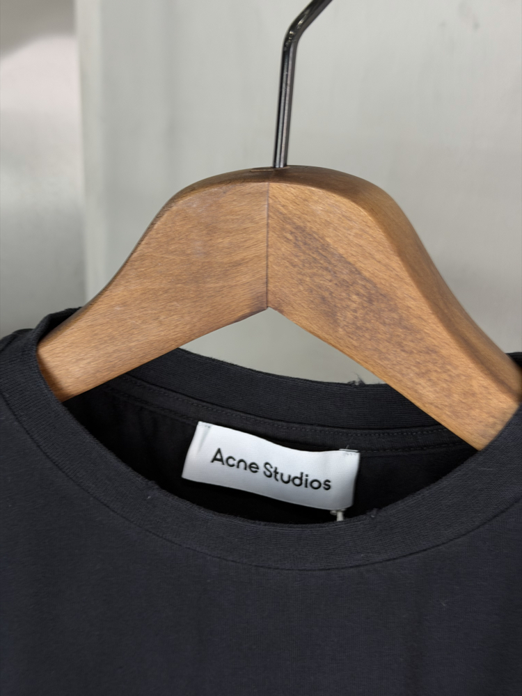 Acne Studios Orjinal Etiketli T-Shirt Siyah (Oversize)