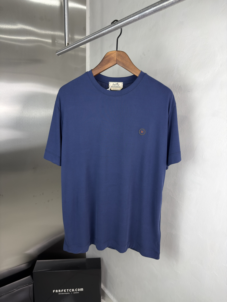 HRMS Orjinal Etiketli T-Shirt Lacivert (Modal)