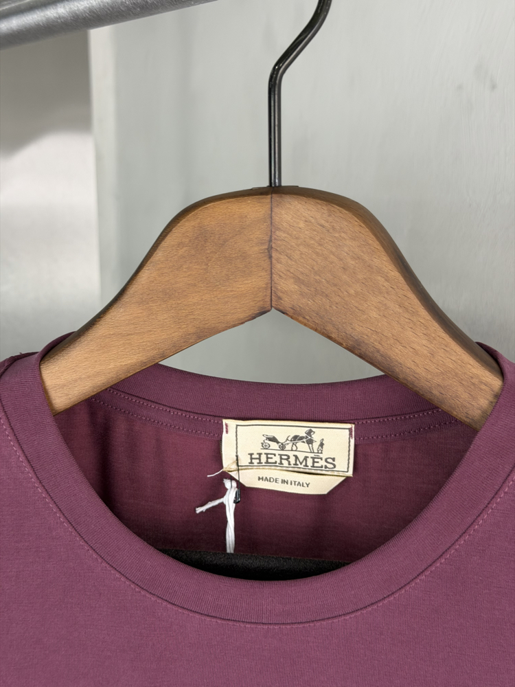 HRMS Orjinal Etiketli T-Shirt Bordo (Modal)