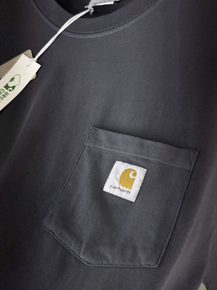 Carhartt Oversize Yıkamalı T-Shirt Siyah (Orjinal)