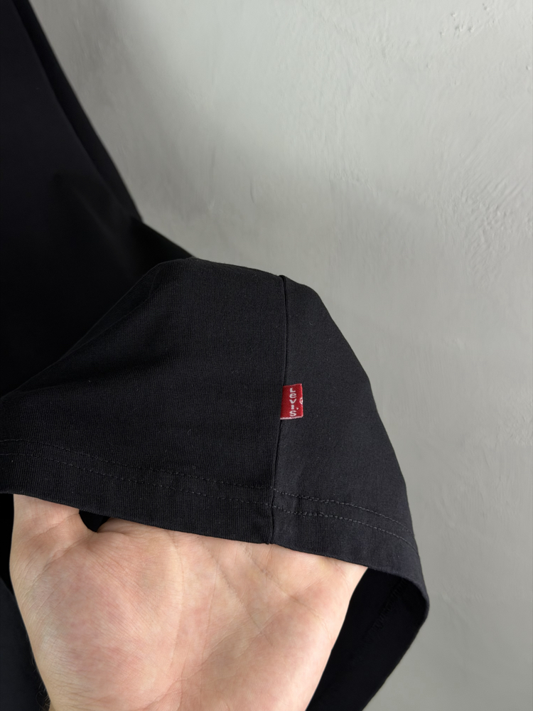 Levis T-Shirt Siyah (Orjinal) (Sırt Detay)