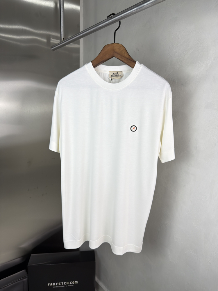 HRMS Orjinal Etiketli T-Shirt Beyaz (Modal)