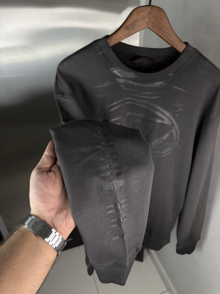 DSL Orjinal Etiketli Kapüşonlu Sweatshirt (Yıkamalı)