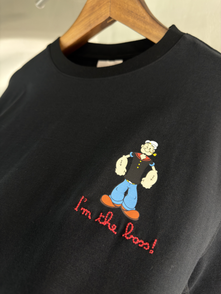 MC2 Saint Barth Orjinal Etiketli T-Shirt Siyah