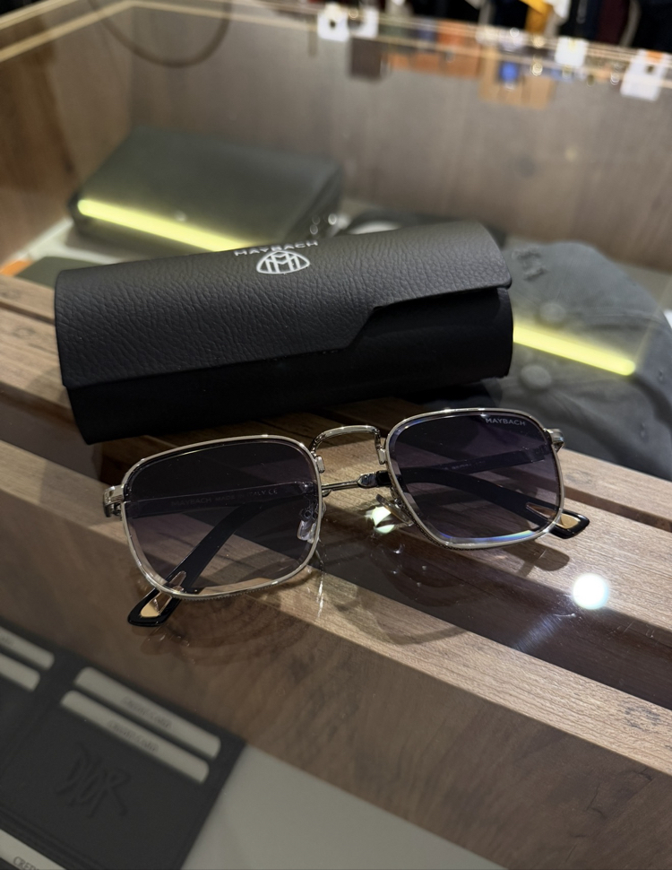 Maybach Polarize Gözlük Gümüş
