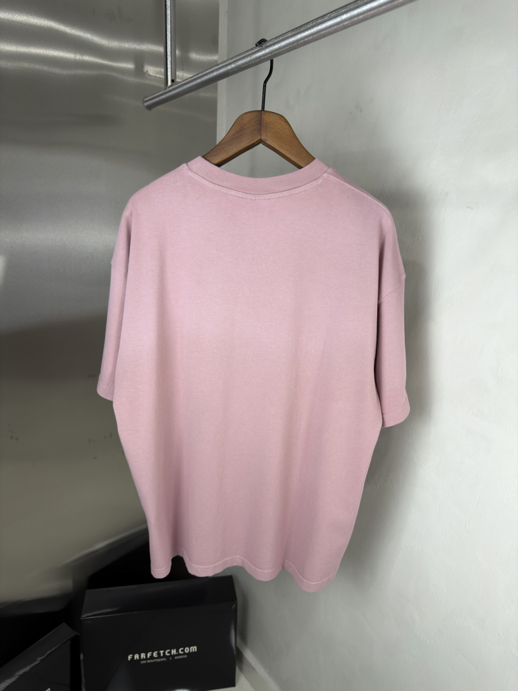 Carhartt Oversize Yıkamalı T-Shirt Pembe (Orjinal)
