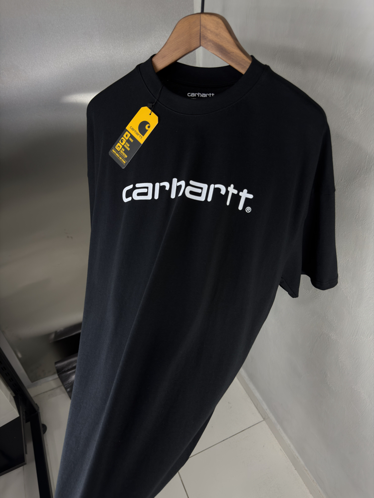 Carhartt Orjinal Etiketli T-Shirt Siyah (Oversize) 