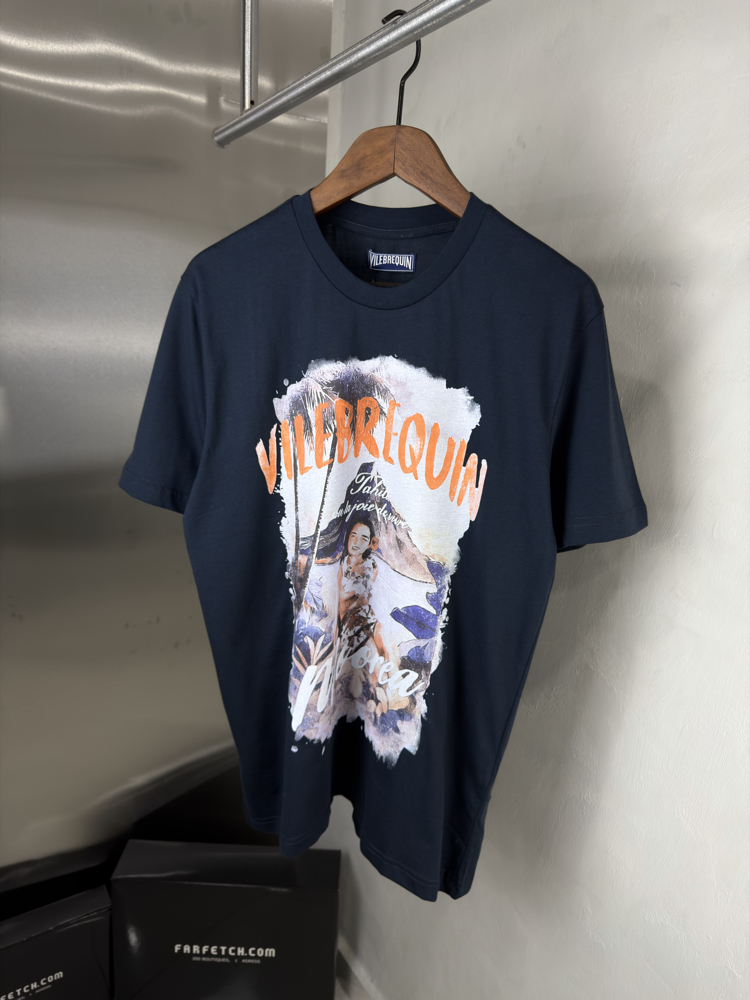 Vilebrequin Orjinal Etiketli T-Shirt Lacivert