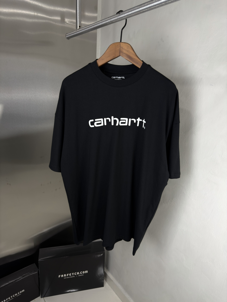 Carhartt Orjinal Etiketli T-Shirt Siyah (Oversize) 