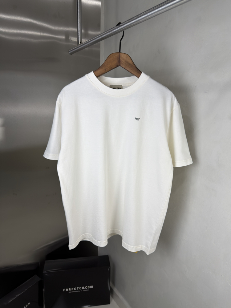 Gallery Dept Orjinal Etiketli T-Shirt Beyaz (Oversize)