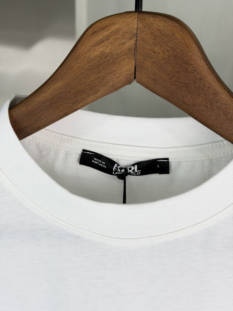 Karl Lagerfeld Orjinal Etiketli T-Shirt Beyaz