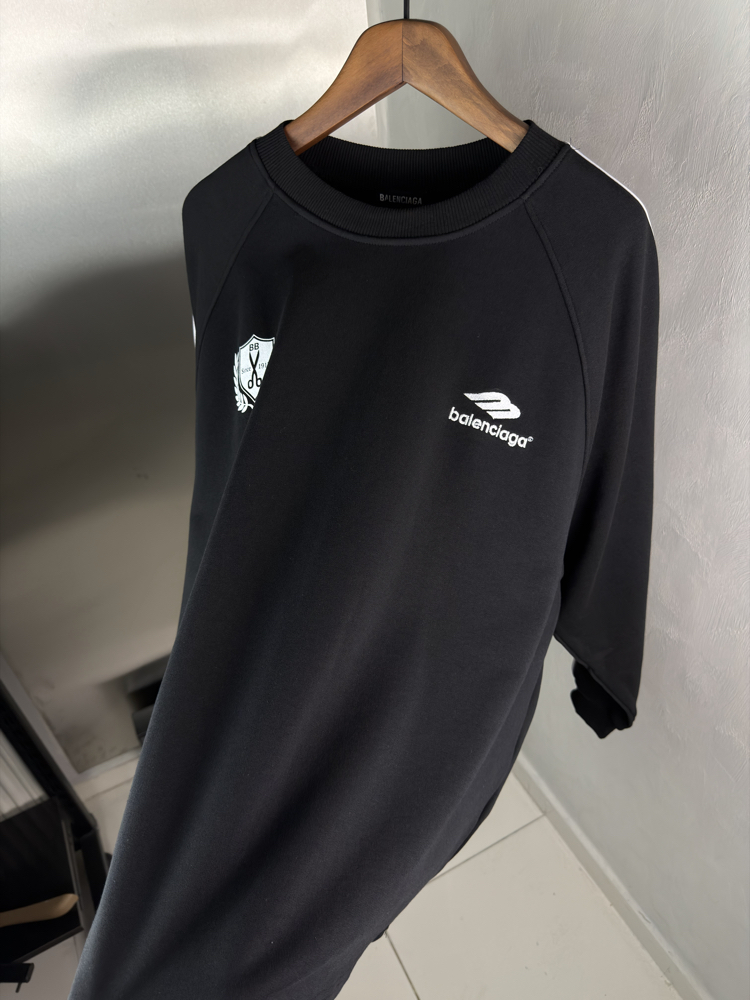 Balenciaga Orjinal Etiketli Sweatshirt Siyah