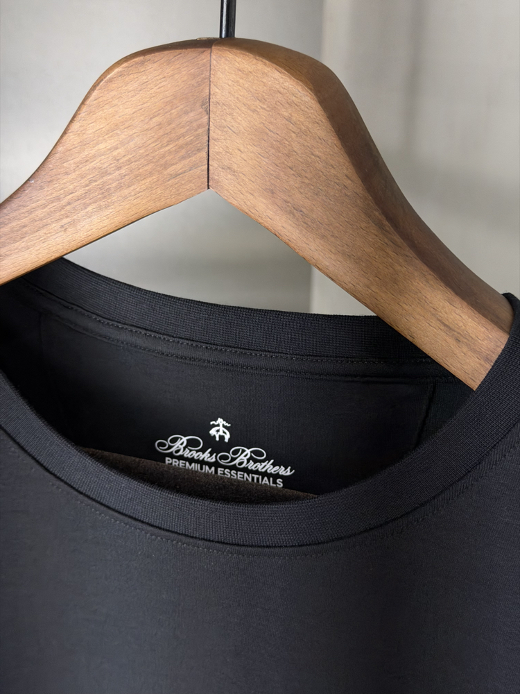 Brooks Brothers Orjinal Etiketli T-Shirt Siyah