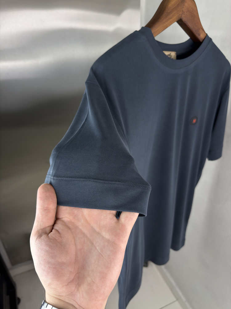 HRMS Orjinal Etiketli T-Shirt Koyu Antrasit (Modal)