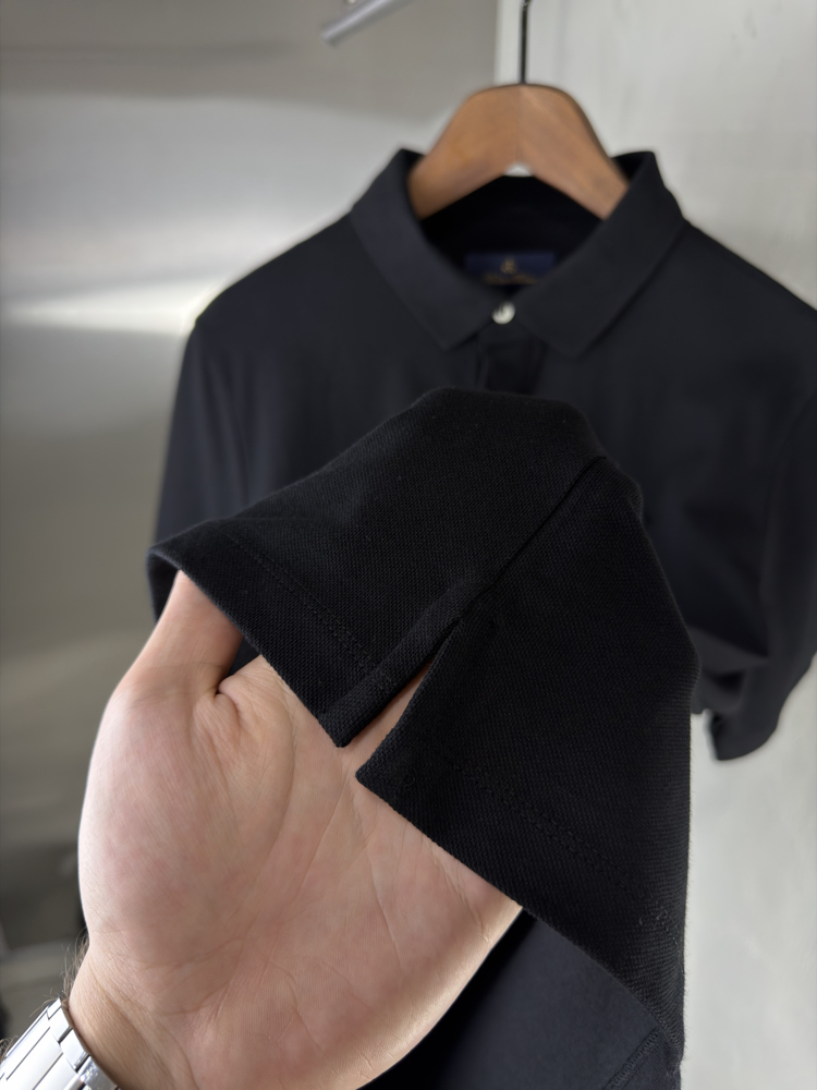Brooks Brothers Orjinal Etiketli Polo Yaka Siyah