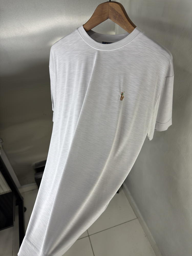 RL Orjinal Etiketli T-Shirt Gri (Flamlı Modal)