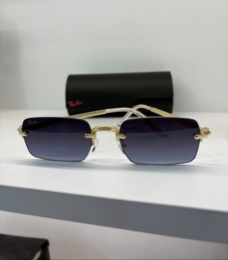 Ray-Ban Polarize Gözlük Gold