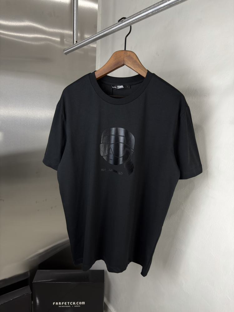 Karl Lagerfeld Orjinal Etiketli T-Shirt Siyah
