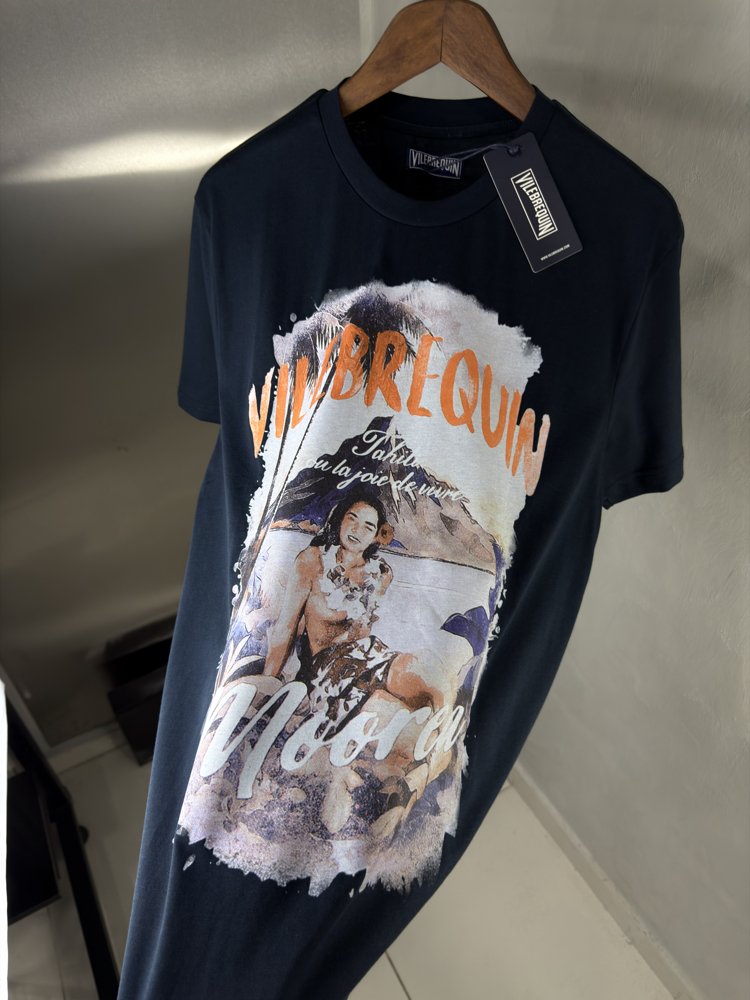 Vilebrequin Orjinal Etiketli T-Shirt Lacivert