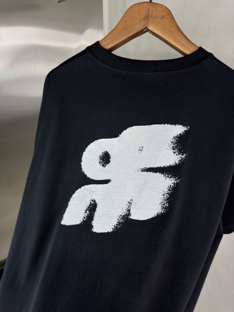 On Cloud Orjinal Etiketli T-Shirt Siyah (Sırt Detay)