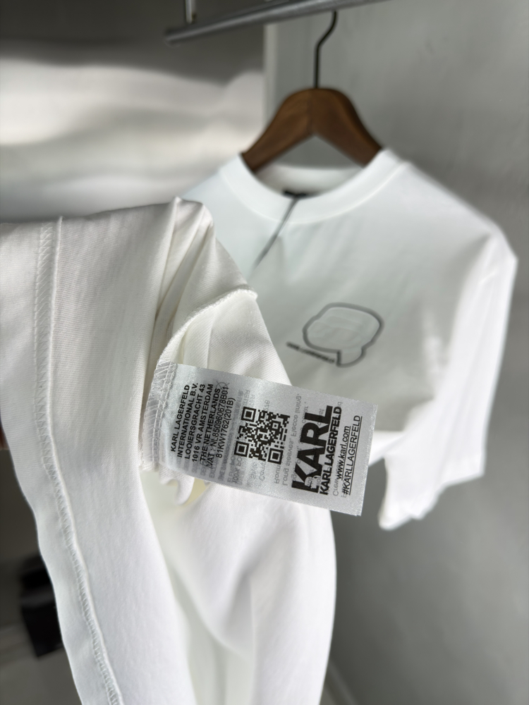 Karl Lagerfeld Orjinal Etiketli T-Shirt Beyaz