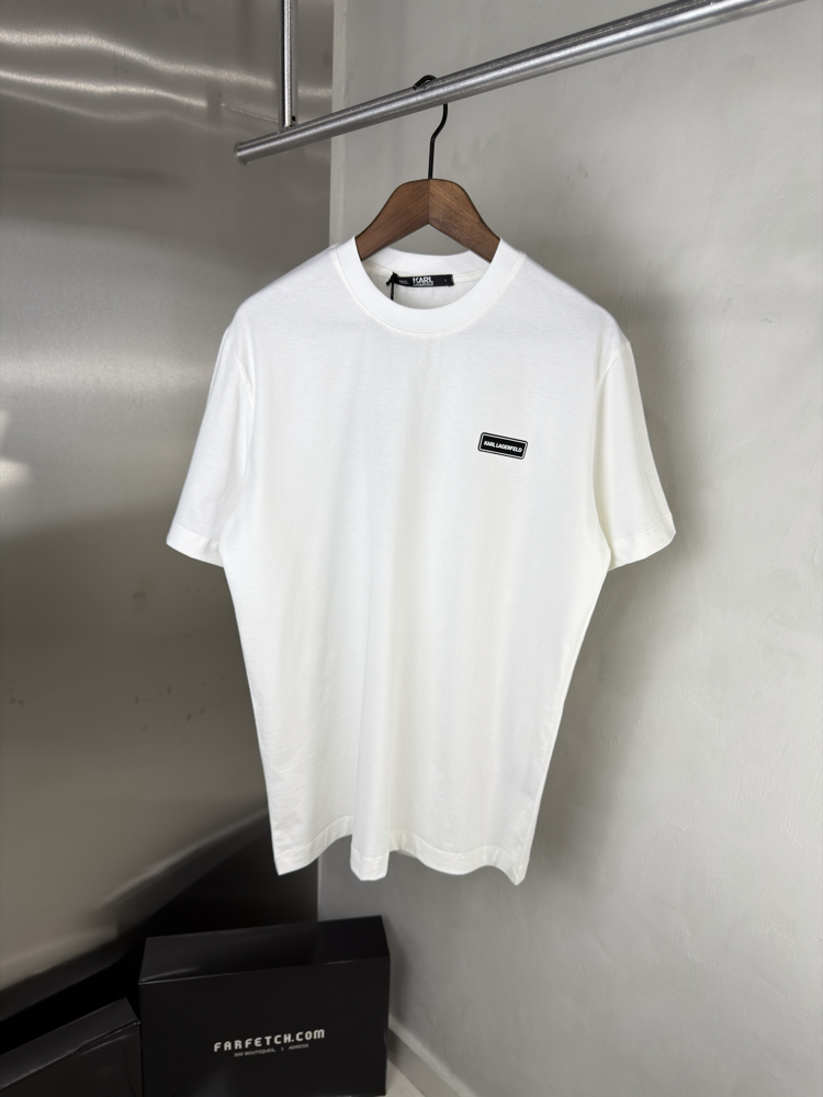 Karl Lagerfeld Orjinal Etiketli T-Shirt Beyaz