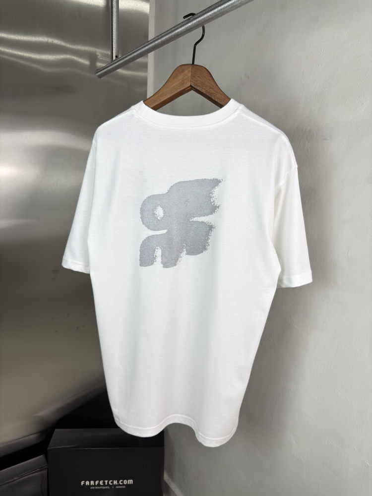 On Cloud Orjinal Etiketli T-Shirt Beyaz (Sırt Detay)
