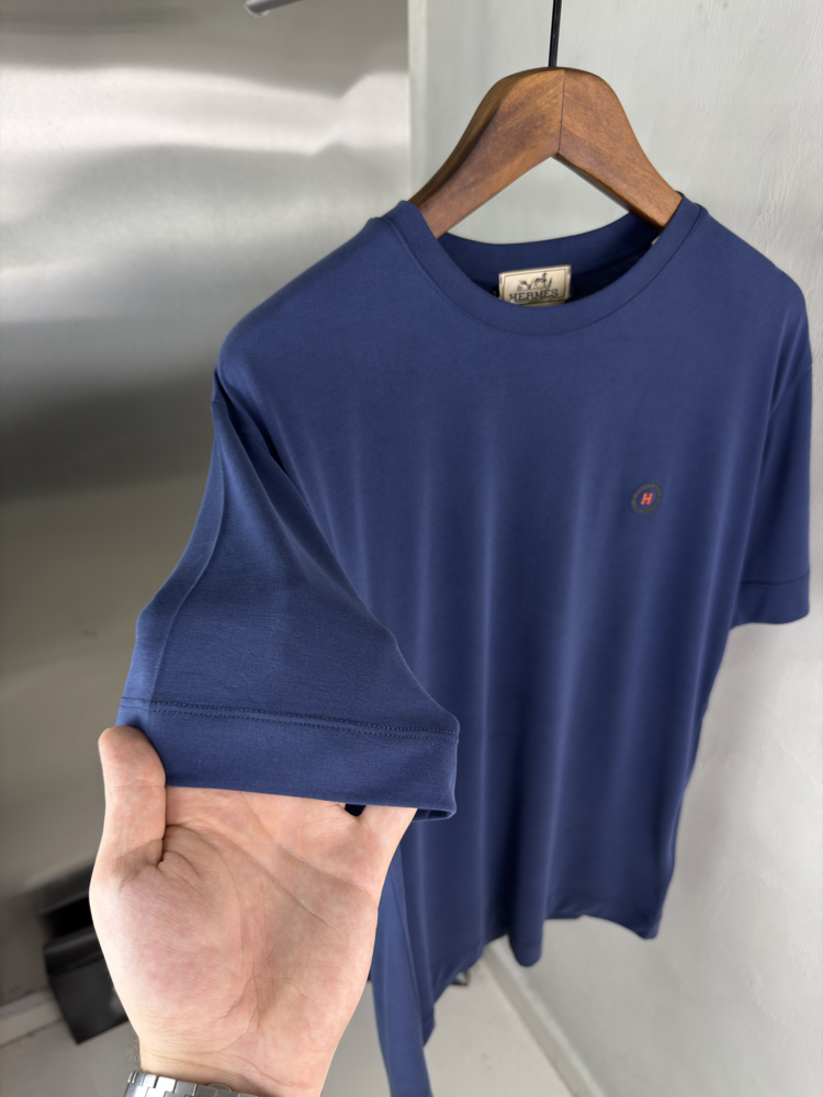 HRMS Orjinal Etiketli T-Shirt Lacivert (Modal)