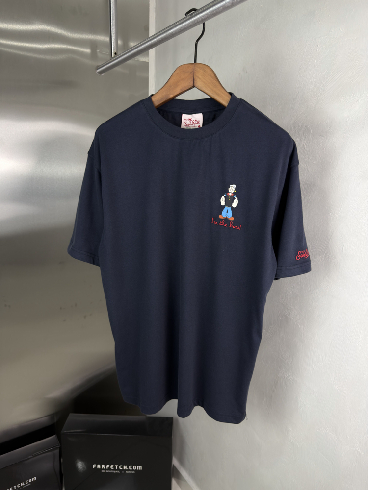 MC2 Saint Barth Orjinal Etiketli T-Shirt Lacivert